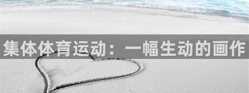 三亿体育：集体体育运动：一幅生动的画作