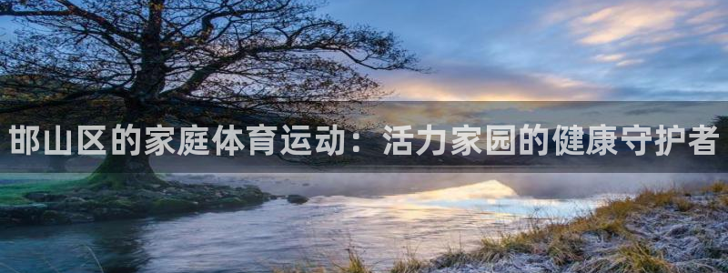 三亿体育网页版：邯山区的家庭体育运动：活力家园的健康守护者