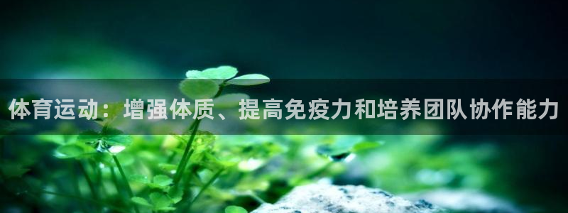 三亿体育网：体育运动：增强体质、提高免疫力和培养团队协作能力
