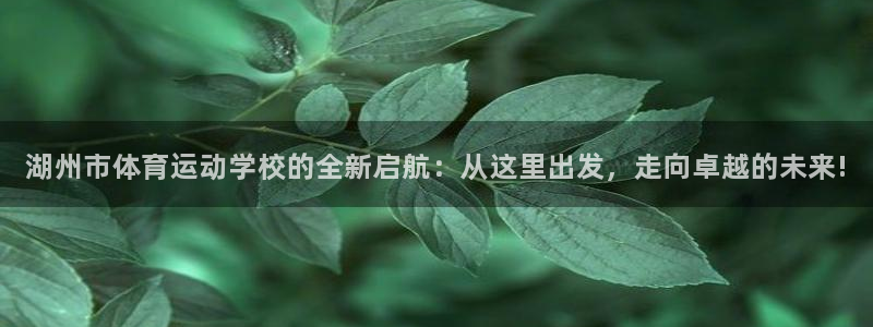 三亿体育网页版：湖州市体育运动学校的全新启航：从这里出发，走向卓越的未来!